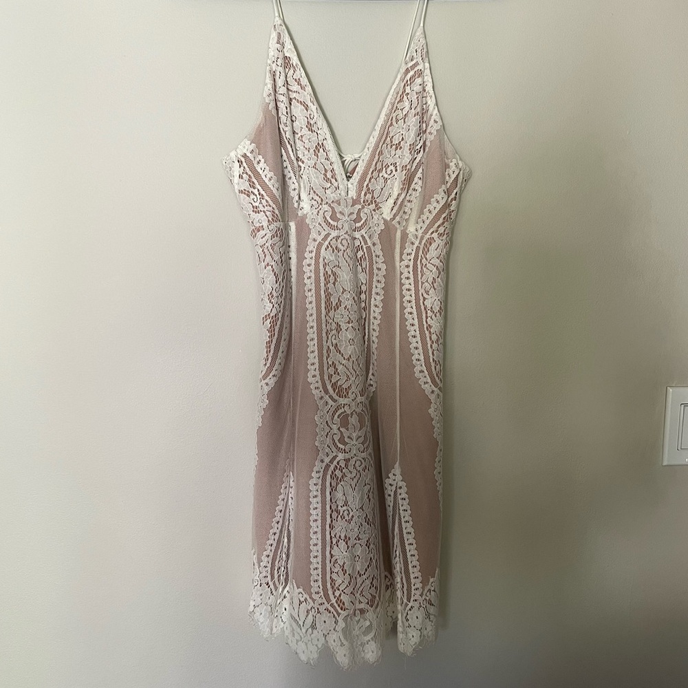 Lush White Lace Dress